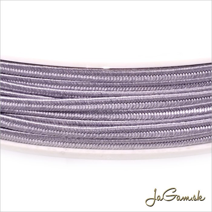 Sutaška 3 mm sivá - 1 m (S2329)